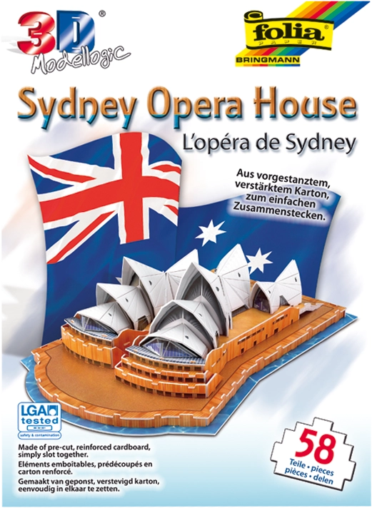 3D-Modellogic, Opernhaus Sydney, 58 Teile